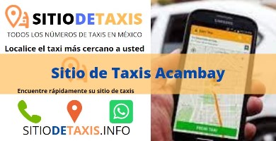 sitio de taxis acambay