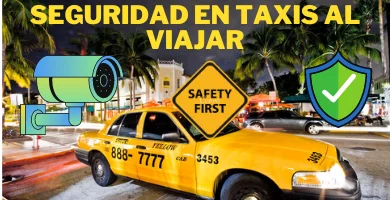 Seguridad al viajar en Taxi