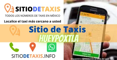 Sitio de taxis en Hueypoxtla
