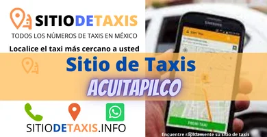 sitio de taxis ACUITAPILCO