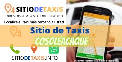 sitio de taxis Cosoleacaque