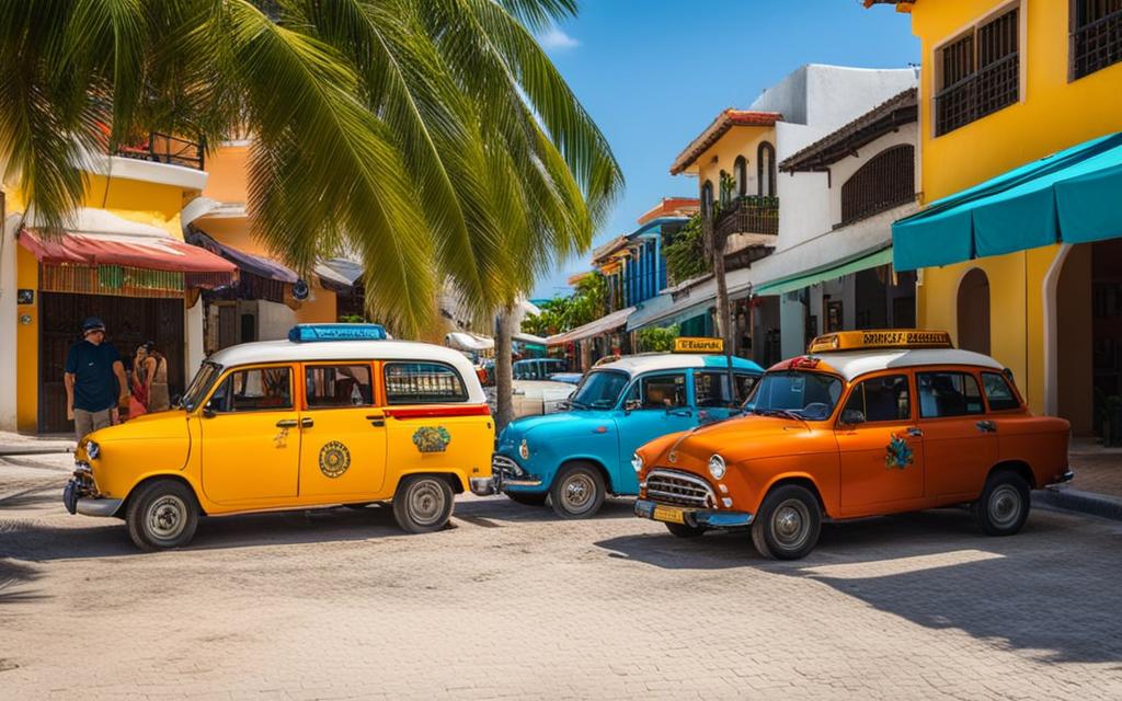 Taxis en Playa del Carmen